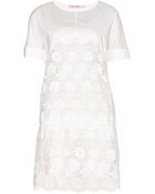 See By Chloé Embroidered Cotton Dress - Lyst