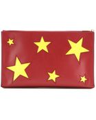 Stella McCartney Cavendish Faux Leather Clutch - Lyst