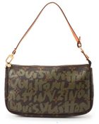 Louis Vuitton Pre-Owned Graffiti Accessory Pouch - Lyst