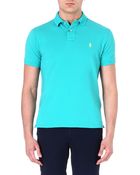 Ralph Lauren Customfit Mesh Polo Shirt - For Men - Lyst