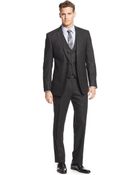 Calvin Klein X Charcoal Donegal Vested Slim-Fit Suit - Lyst