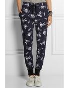 Markus Lupfer Cat Fight Cotton-Terry Track Pants - Lyst