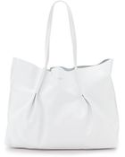 Nina Ricci Leather Tote - Ivory - Lyst