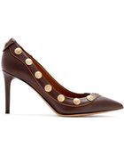 Valentino Gryphon Studs Leather Pumps - Lyst