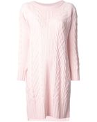 Tsumori Chisato Cable Knit Dress - Lyst