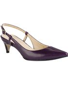 Cole Haan Juliana Snake Embossed Pumps - Lyst