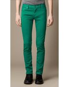 Burberry Slim Fit Overdyed Jeans - Lyst