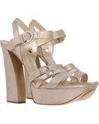 Casadei Platform Sandals - Lyst