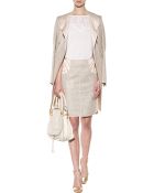 Nina Ricci Sequinned Tweed Skirt - Lyst