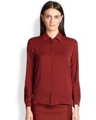 Max Mara Olimpo Silk Blouse - Lyst
