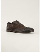Dolce & Gabbana Laceup Shoe - Lyst