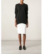 Helmut Lang Batwing Sleeves Long Sweatshirt - Lyst