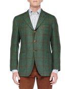 Kiton Windowpane Three-button Jacket - Lyst