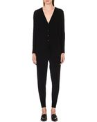 Stella McCartney Wool and Crepe-blend Jumpsuit - Lyst