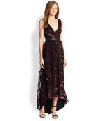 Alice + Olivia Kasia Hi-Lo Maxi Dress - Lyst
