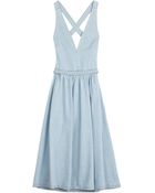 Valentino Denim Dress - Lyst