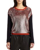 3.1 Phillip Lim Sequined Wool-blend Sweater - Lyst