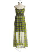 Two By Vince Camuto Tribal Print Maxi Dress - Lyst