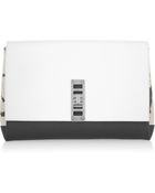 Proenza Schouler Elliot Leather And Suede Clutch - Lyst