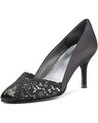 Stuart Weitzman Chantilly Lace Peeptoe Pump - Lyst