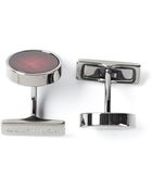 Burberry Branded Round Shaped Cufflinks - Lyst