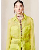 Collection Apparel Silk Tristan Safari Jacket - Lyst