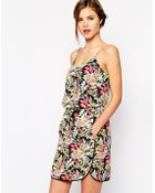 Oasis Hawaiian Tropical Print Cami Top - Lyst