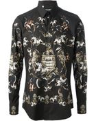 Dolce & Gabbana Floral Print Shirt - Lyst
