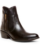 Steve Madden Zipstr Leather Ankle Boots - Lyst