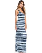 Velvet By Graham & Spencer Antoinette Summer Ikat Maxi - Lyst