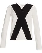 Alexander Wang Ls Knitted X Top - Lyst