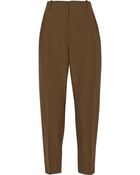 Suno Wool-Twill Straight-Leg Pants - Lyst
