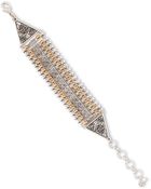 Lucky Brand Modern Metals Two-Tone Bracelet - Lyst