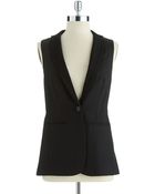 Calvin Klein Collared Vest - Lyst
