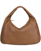 Bottega Veneta Large Veneta Intreccio Nappa Leather Bag - Lyst