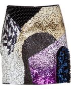 3.1 Phillip Lim Sequined Mini-Skirt - Lyst