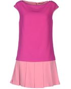 Ermanno Scervino Short Dress - Lyst