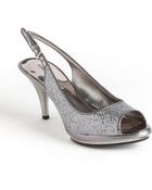 Nine West Sharina Platform Peep-Toe Pumps - Lyst