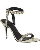 Alexander Wang Antonia Snake Sandal - Lyst