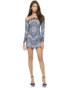 For Love & Lemons Grace Dress - Sapphire - Lyst