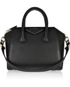 Givenchy Small Antigona Bag in Black Leather - Lyst