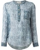 Etoile Isabel Marant Zino Printed Blouse - Lyst