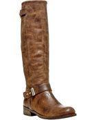 Steven By Steve Madden Ryley Distressed Leather Boots - Lyst