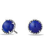 David Yurman Chatelaine Earrings With Lapis Lazuli - Lyst