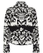 Honor Woodland Double Faced Jacquard Cropped Jacket - Lyst