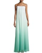 Erin Erin Fetherston Daria Strapless Ombre Trapeze Gown - Lyst