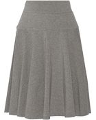 Norma Kamali Stretch-Jersey Skirt - Lyst