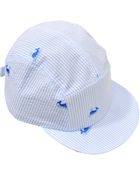 Larose Seersucker Whale Cap - Lyst