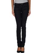 Acne Studios Denim Trousers - Lyst