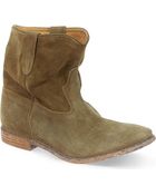 Isabel Marant Crisi Suede Concealed Wedge Ankle Boots - Lyst